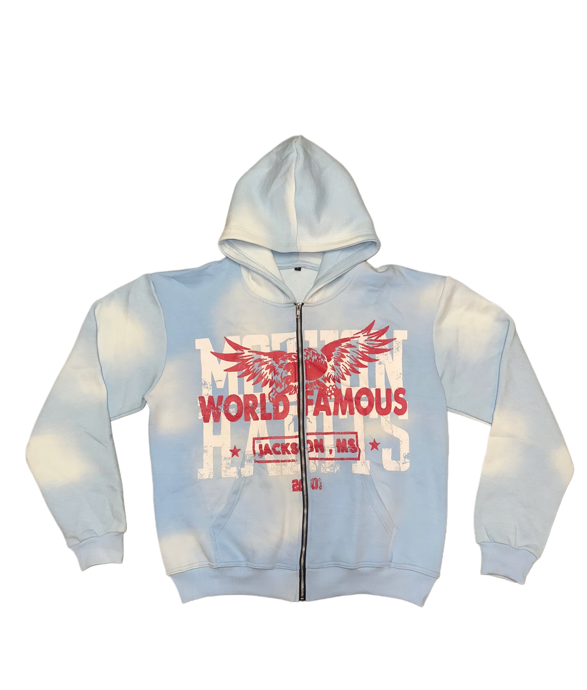 Powder Blue "Motion Habits" Hoodie