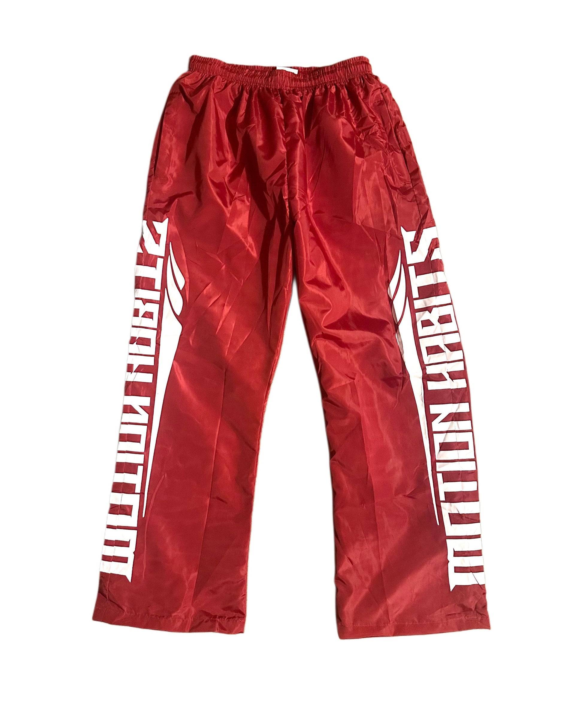 Red Motion Habits Nylon Track pants