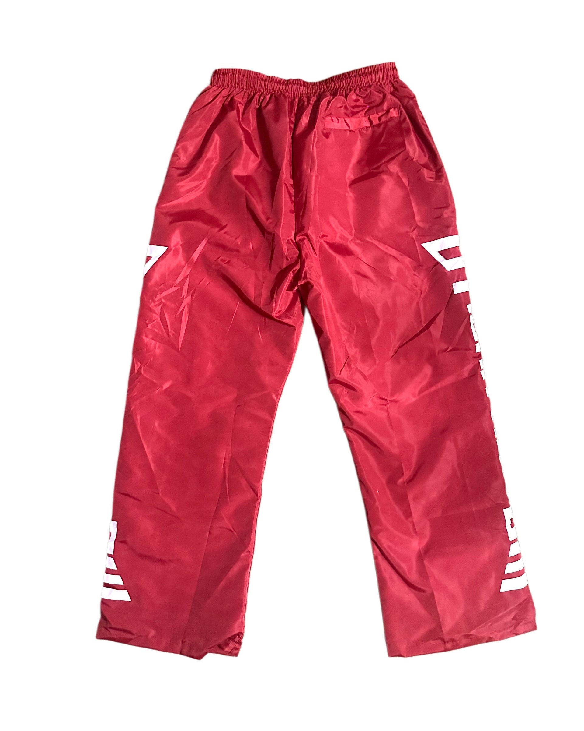 Red Motion Habits Nylon Track pants