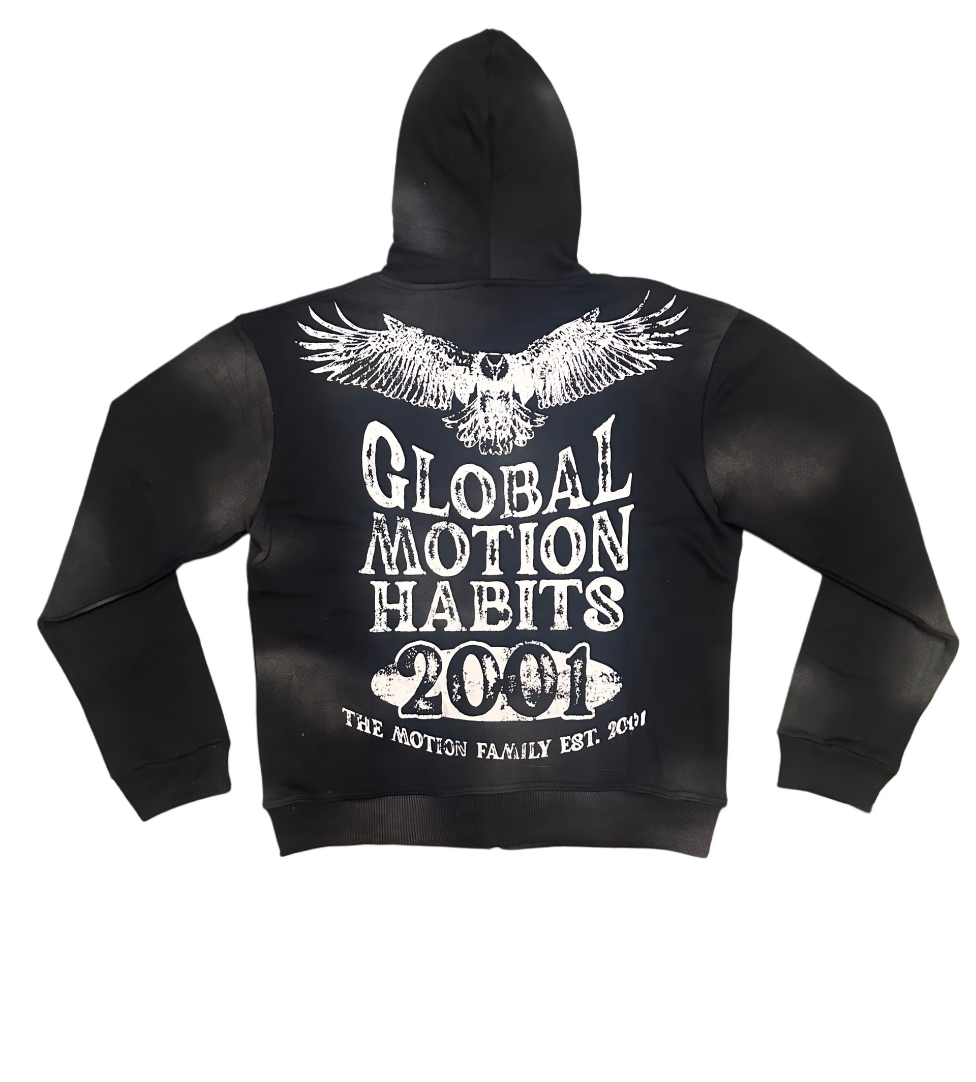 Black "Motion Habits" Hoodie